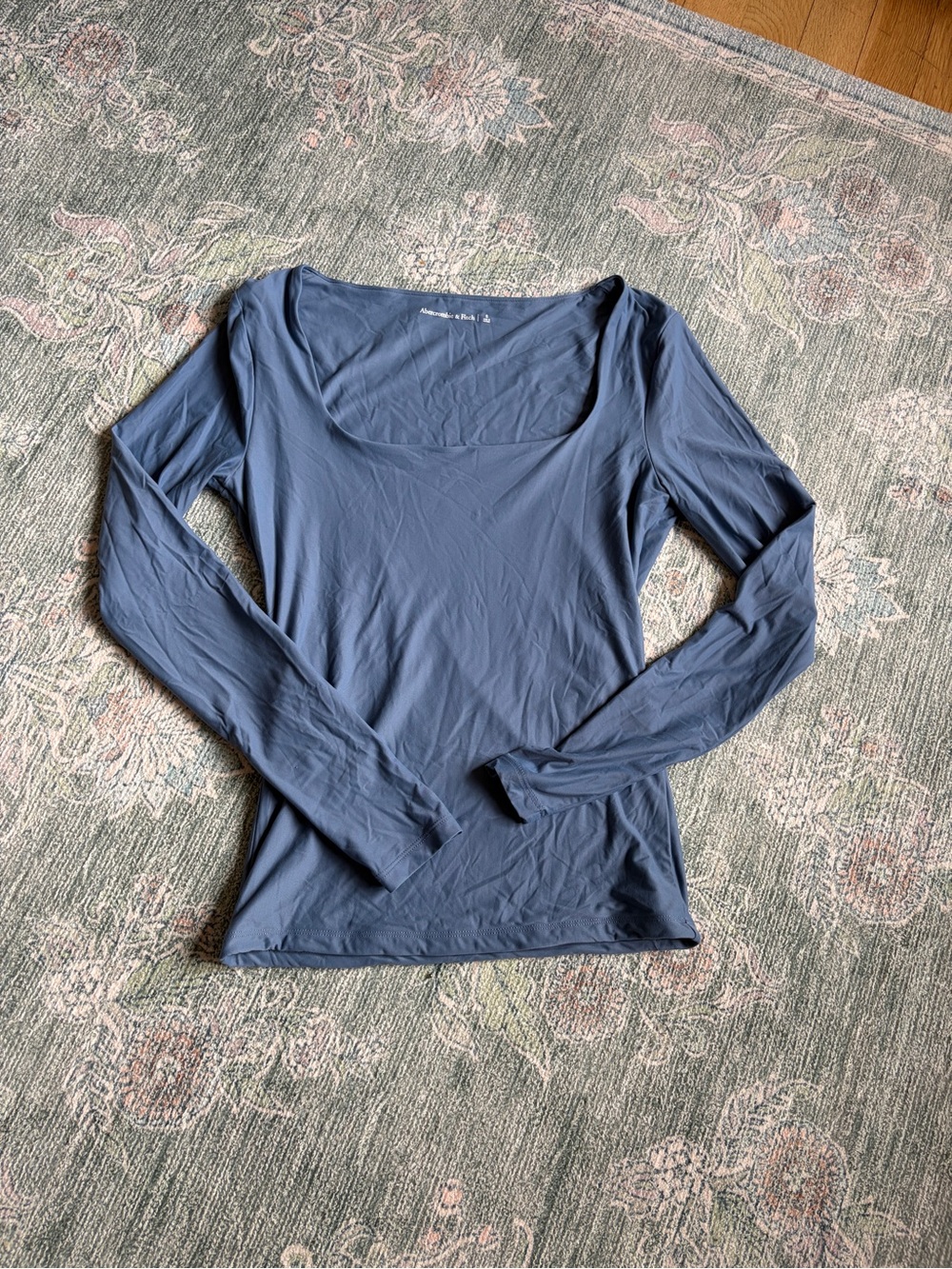 Abercrombie Long Sleeve Square Neck Top